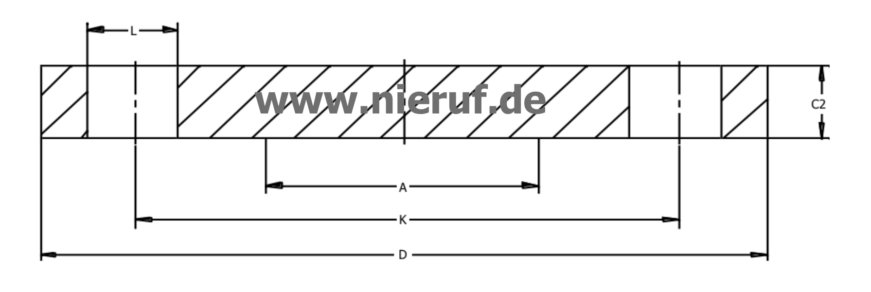 Blindflansch DN100 PN10/16 EN1092-1 05 A 1.4541