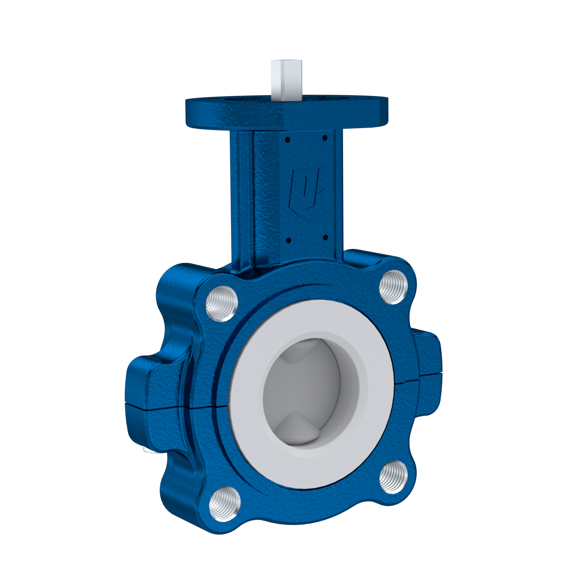 PFA-Absperrklappe PTFE AK10 DN50 ANSI150 EPDM Einlage