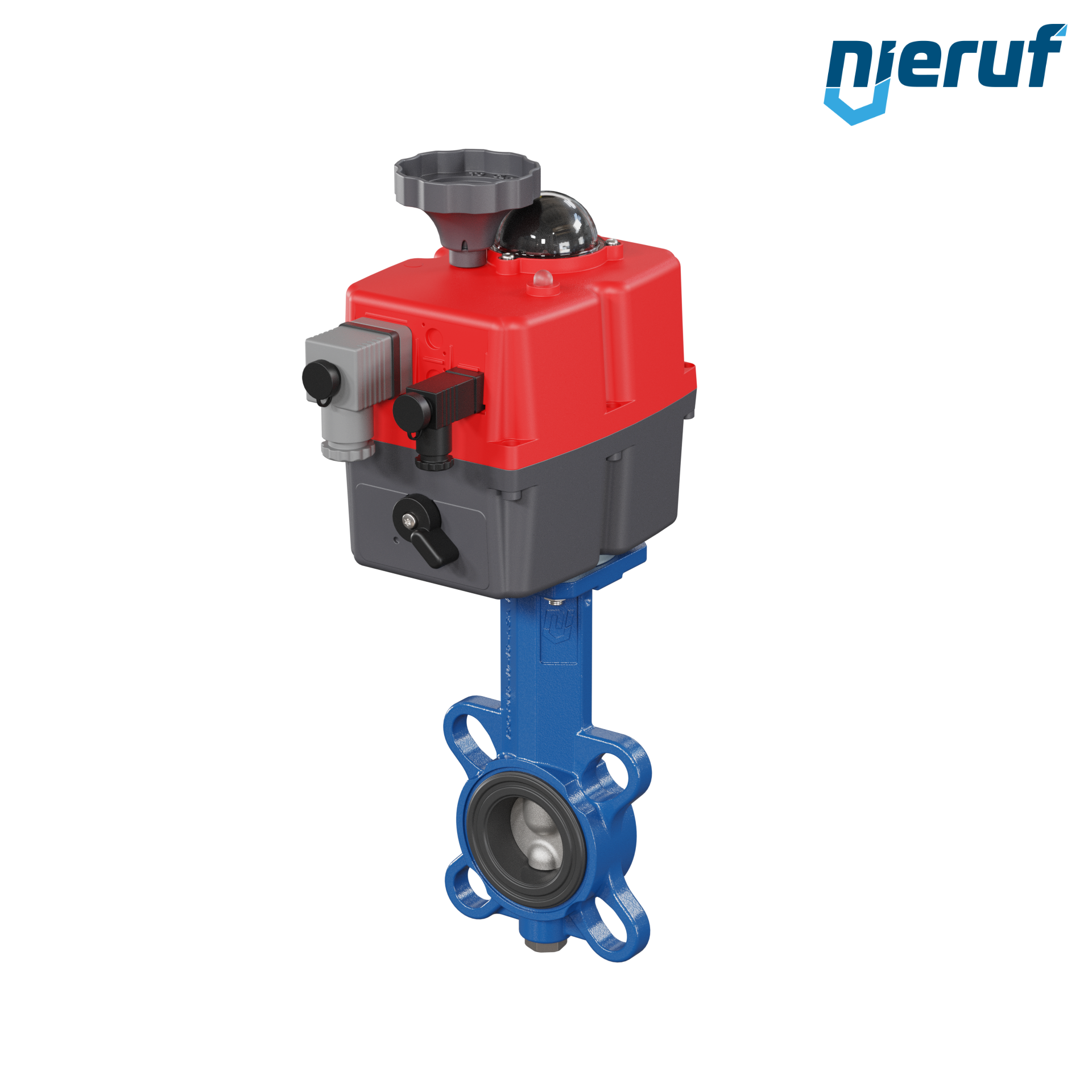 Absperrklappe DN 32 mit Zentrieraugen elektrischer Antrieb 24-240V FPM