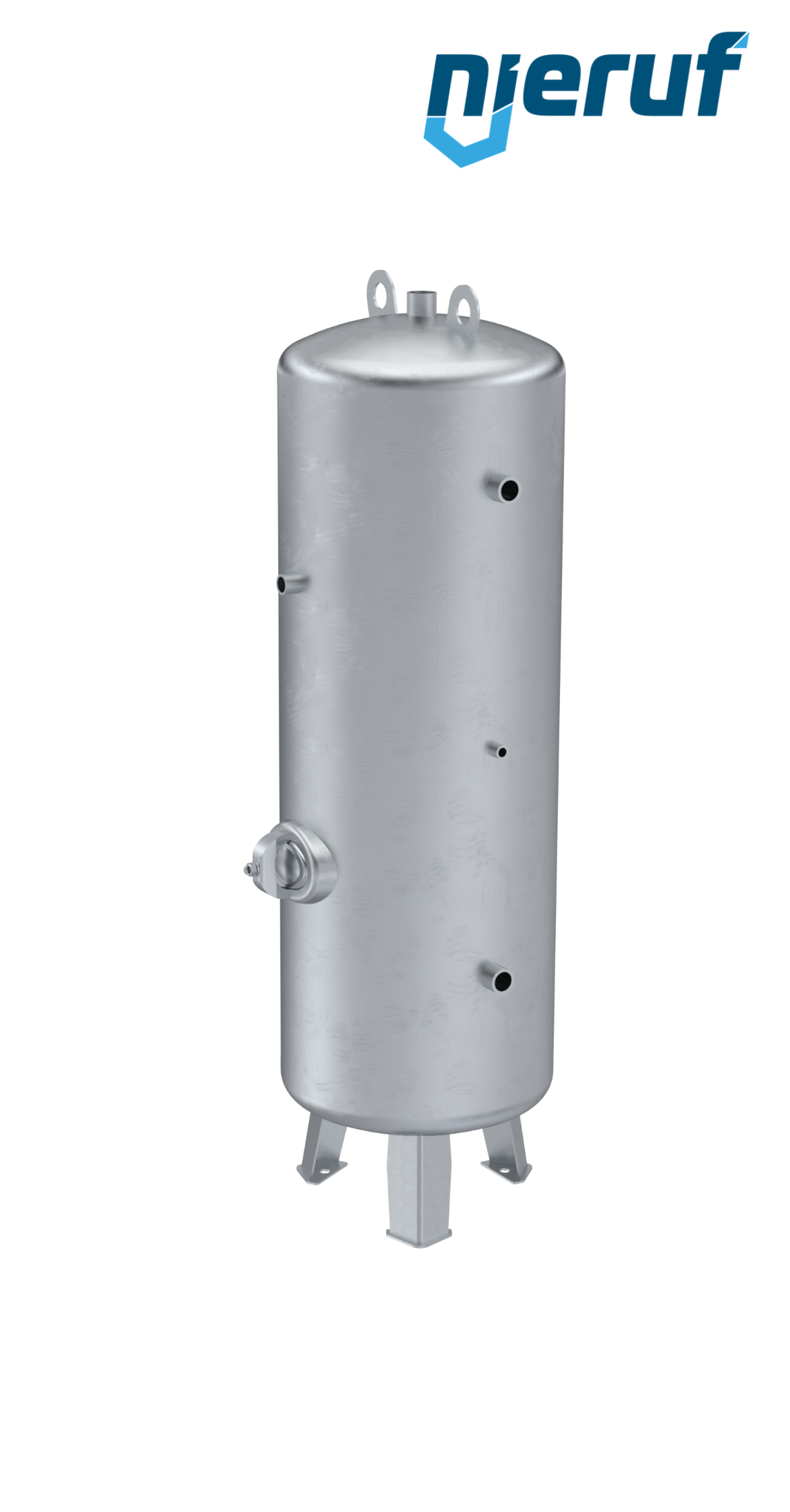 Druckluftbehälter stehend BE01 750 Liter, 0-16 bar, Stahl grundiert