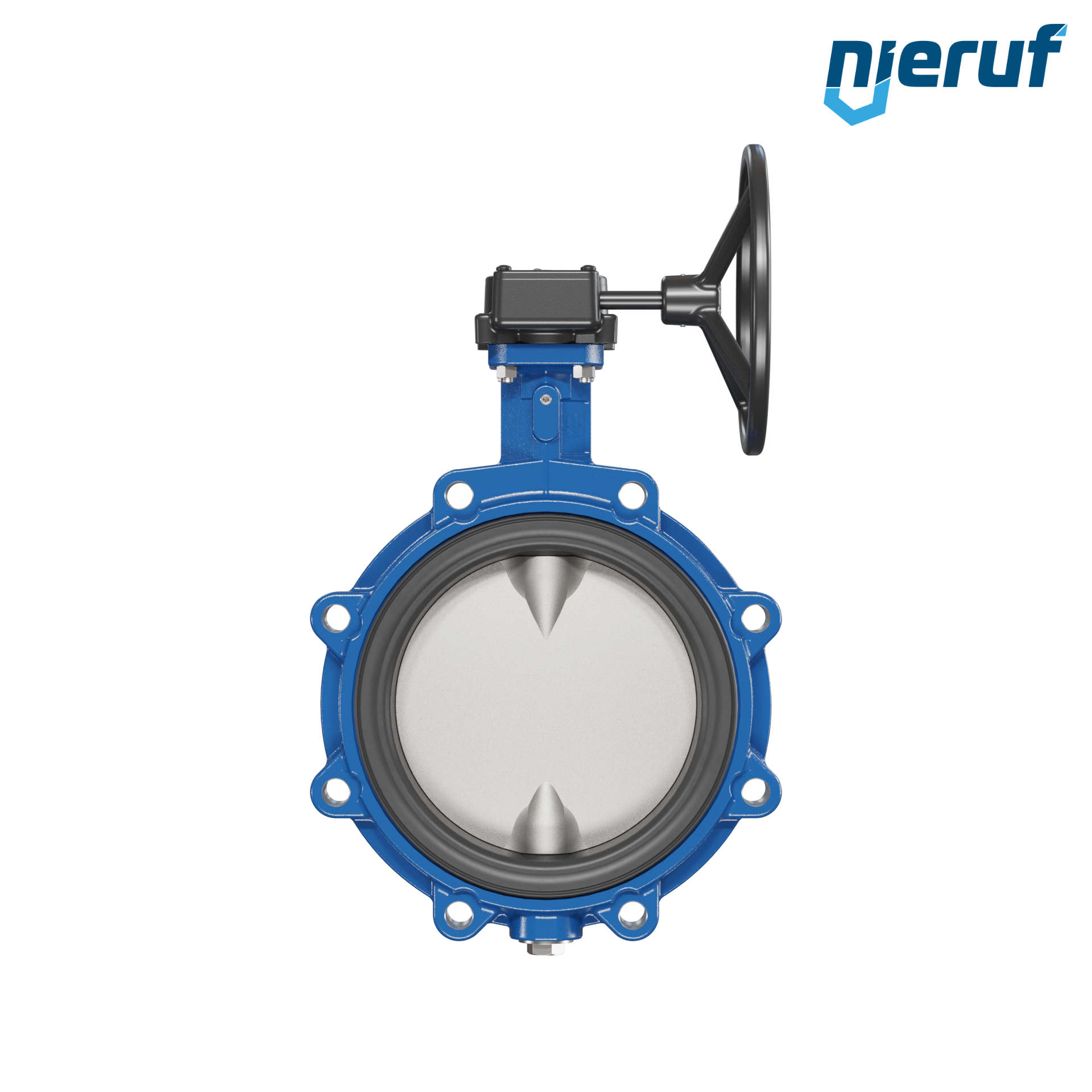 Absperrklappe AK02 DN 200 PN10 DVGW-Gas Schneckenradgetriebe