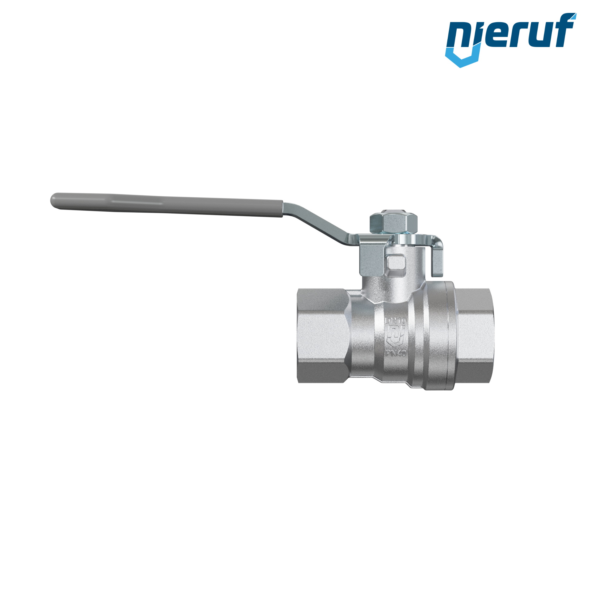 Messing-Kugelhahn DN10 - 3/8" Zoll GK02 Gas & Trinkwasser DVGW