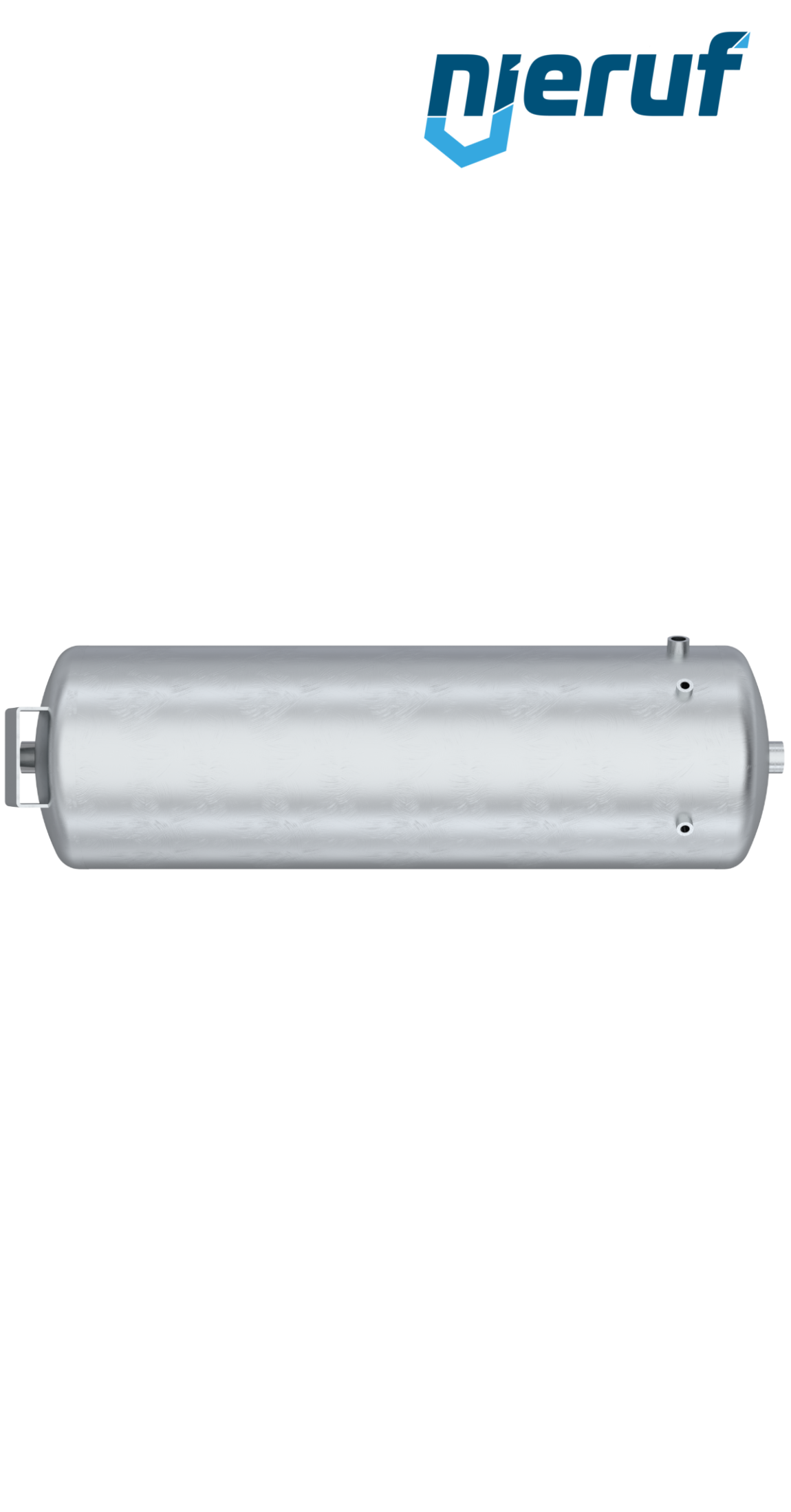 Druckbehälter liegend BE01 50 Liter, 0-11 bar, Stahl feuerverzinkt